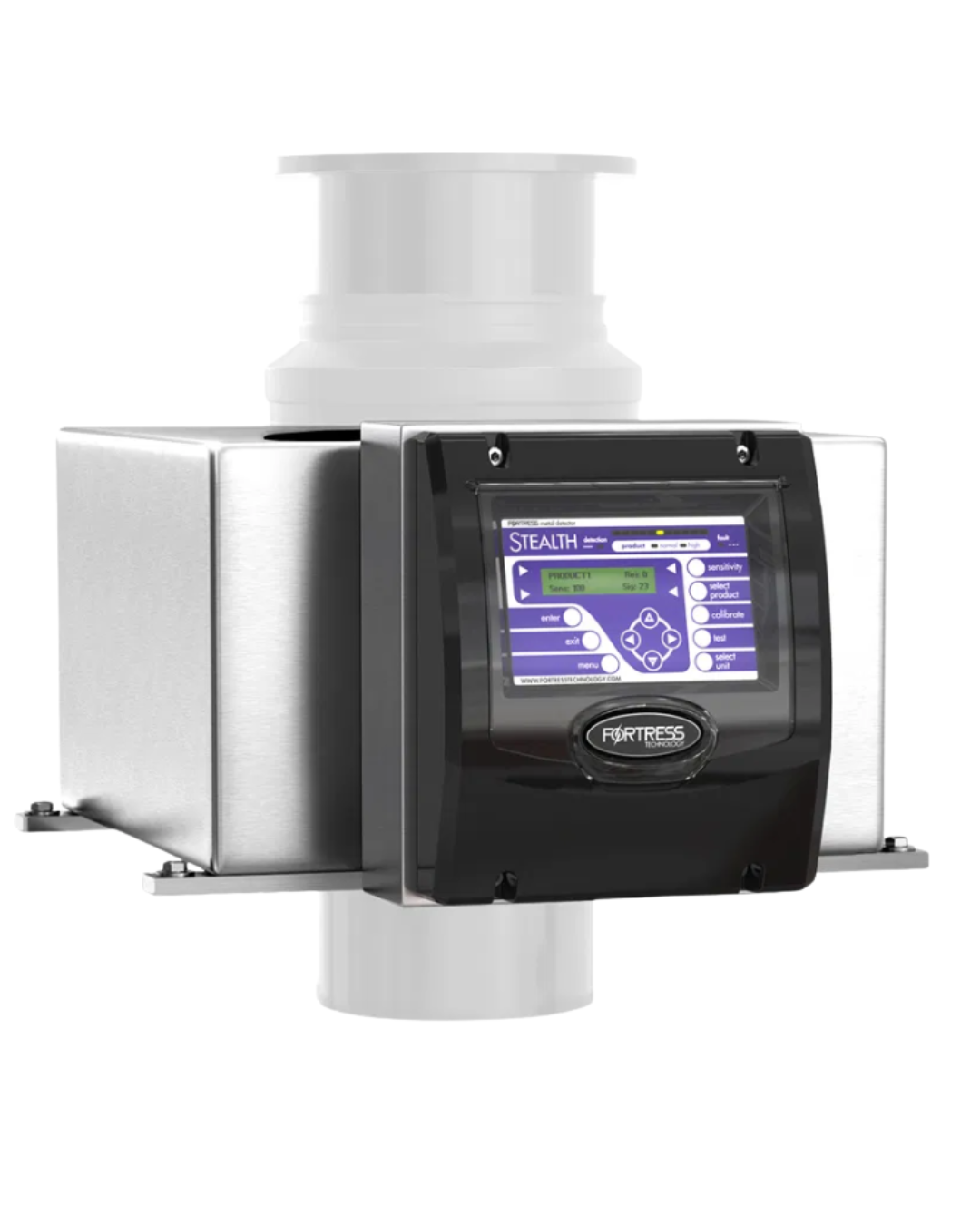 Detectores de metales para productos a granel